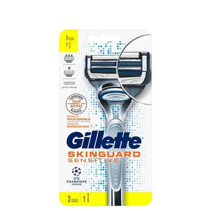 Gillette Skinguard Sensitive Razor + 2 Blades