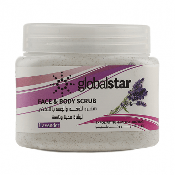Global Star Face&Body Scrub Lavender 500 Ml