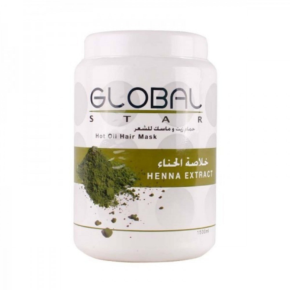 Global Star Hot Oil Hair Mask Henna Extract 1500 Ml