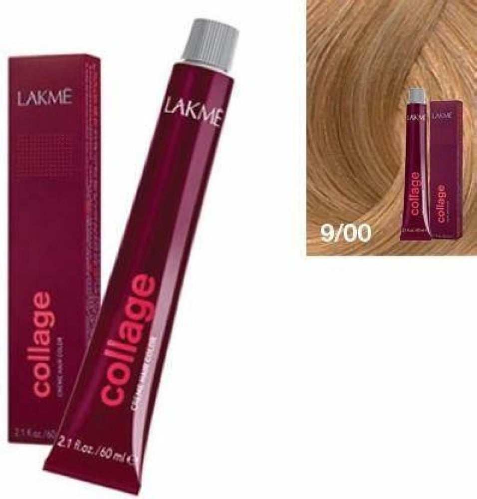 Lakme Collage Permanent Hair Color - Very Light Blonde - 9/00