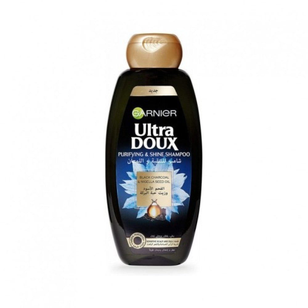 Garnier Ultra Doux Black Charcoal Nigella Se Shampoo 400Ml