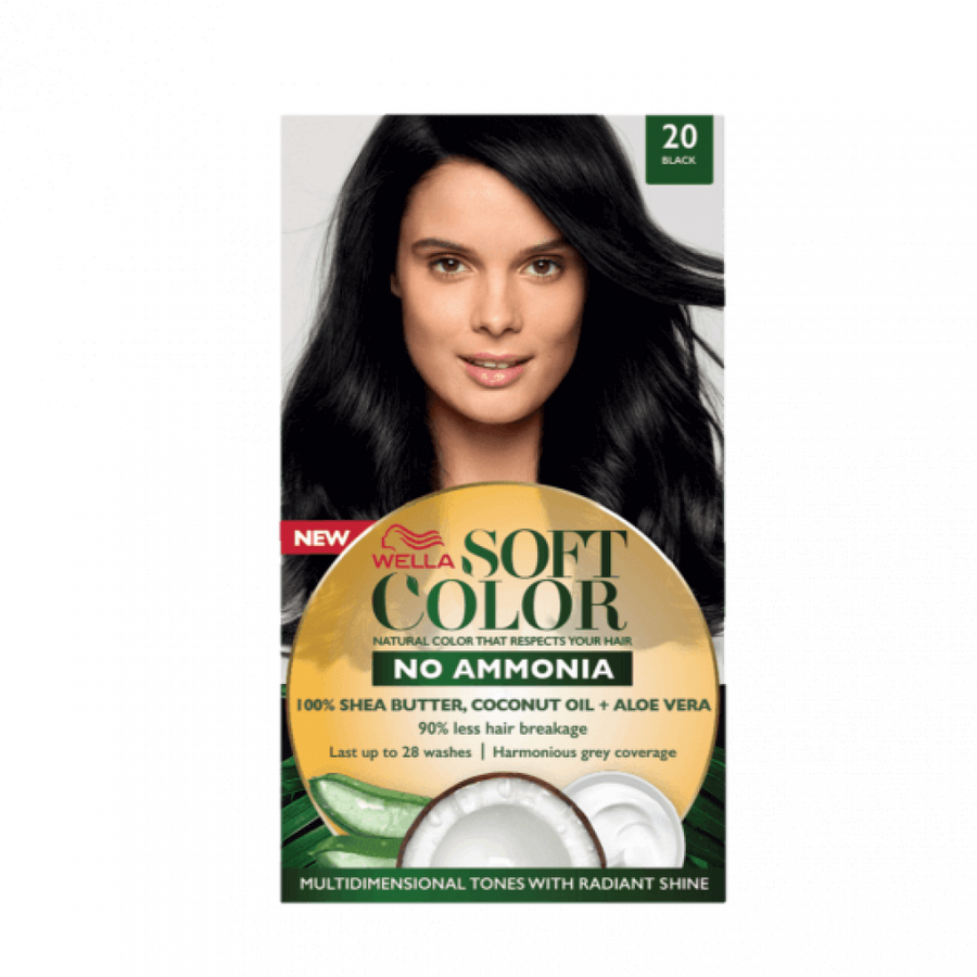 Wella Soft Hair Color 20 Black