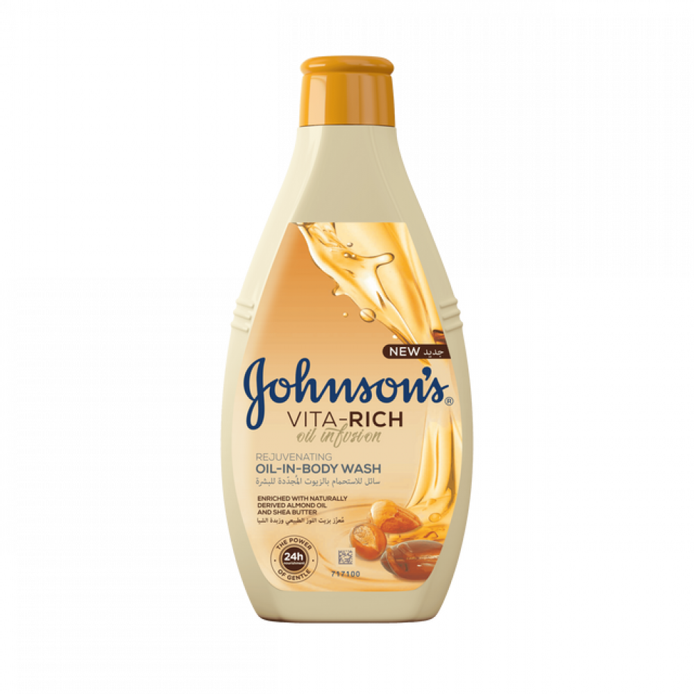 Johnsons Vita-Rich Almond Oil& Shea Butter Body Wash 250Ml