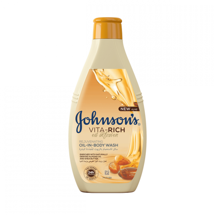 Johnsons Vita-Rich Almond Oil& Shea Butter Body Wash 250Ml