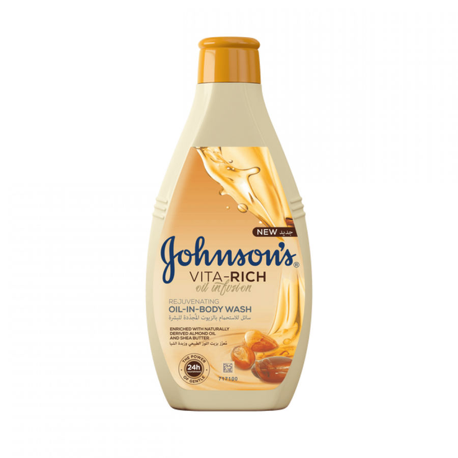 Johnsons Vita-Rich Almond Oil& Shea Butter Body Wash 250Ml