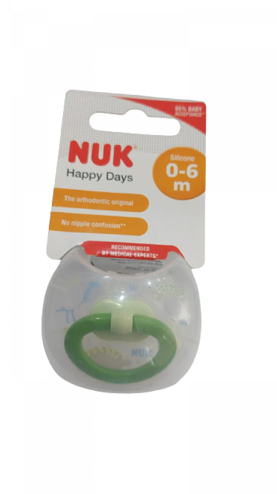 Nuk Happy Days Pacifier 0-6M -3526