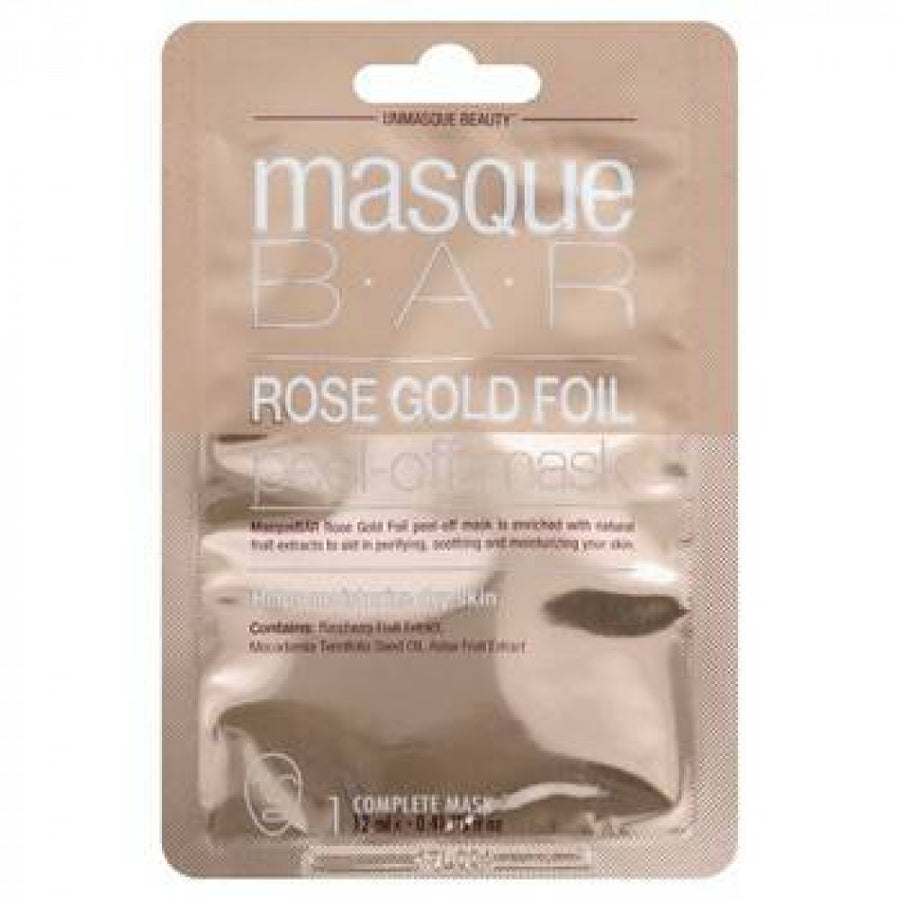 B.A.R Masque Rose Gold Foil 1 Mask 12Ml