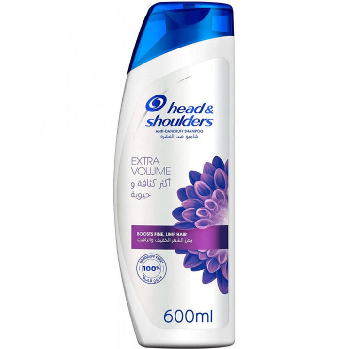 HEAD&SHOULDERS EXTRA VOLUME SHAMPOO 600ML