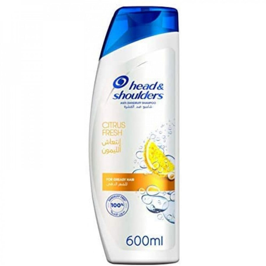 HEAD&SHOULDERS CITRUS FRESH SHAMPOO 600ML