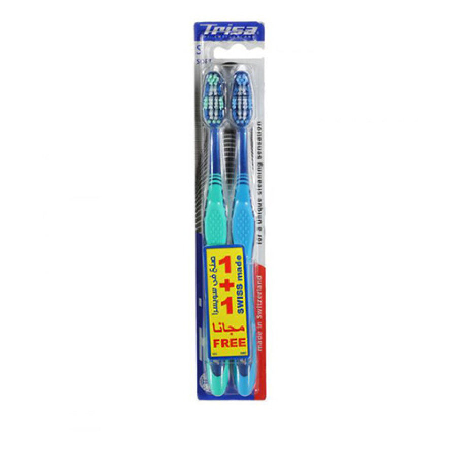 Trisa Flexhead Soft 2 Pcs 1+1 Free Tooth Brush