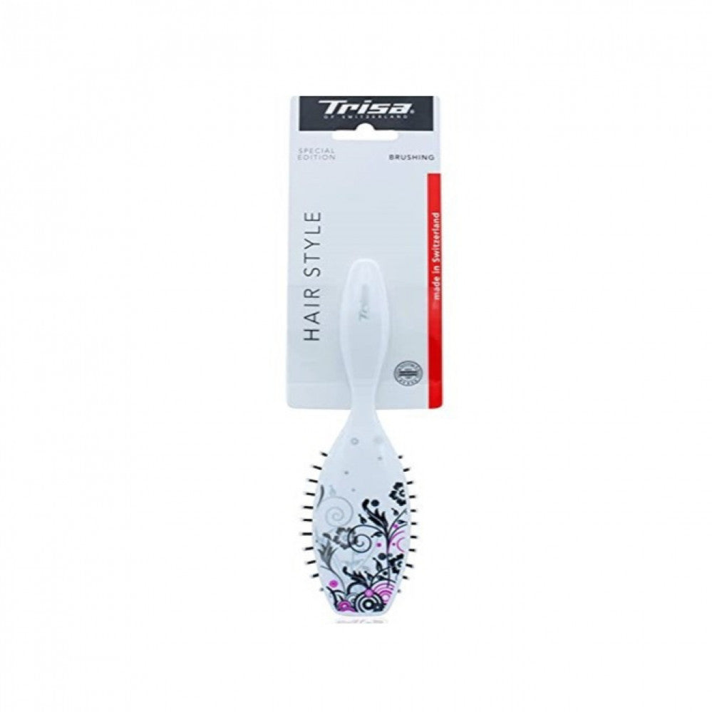 Trisa Small Hair Brush Creation Plastic Pin-Deco