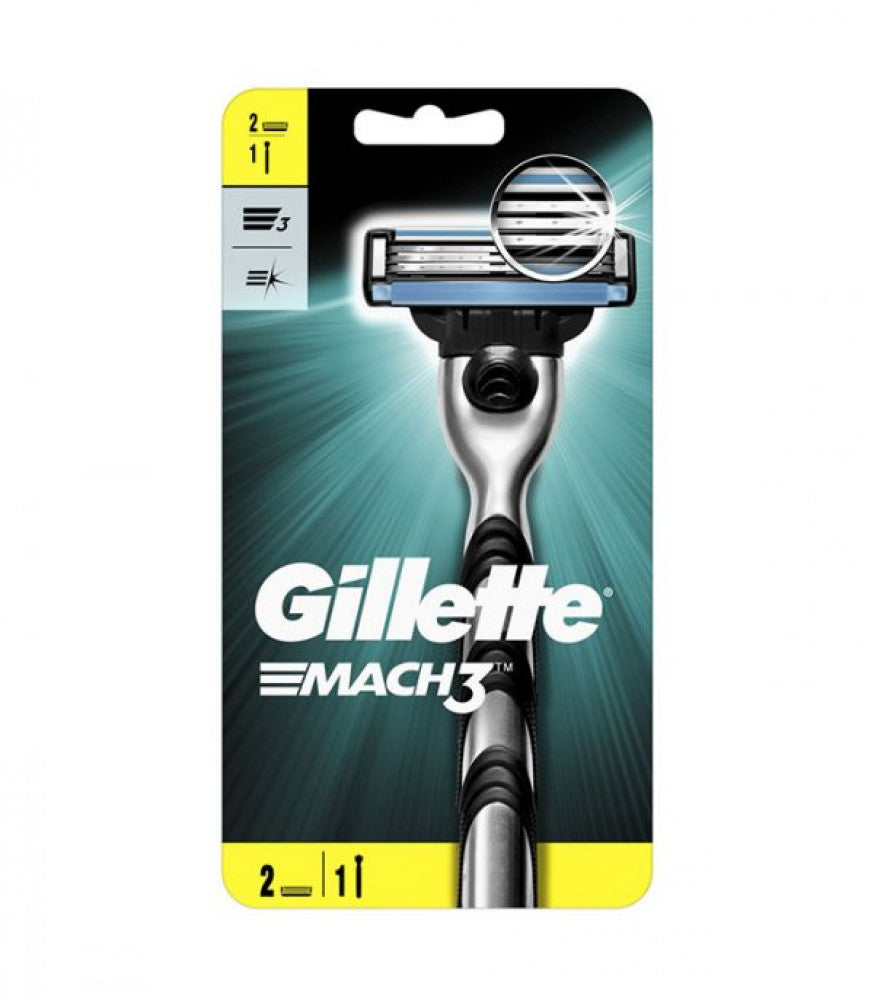 Gillette Mach 3 Plus men's razor with two blades