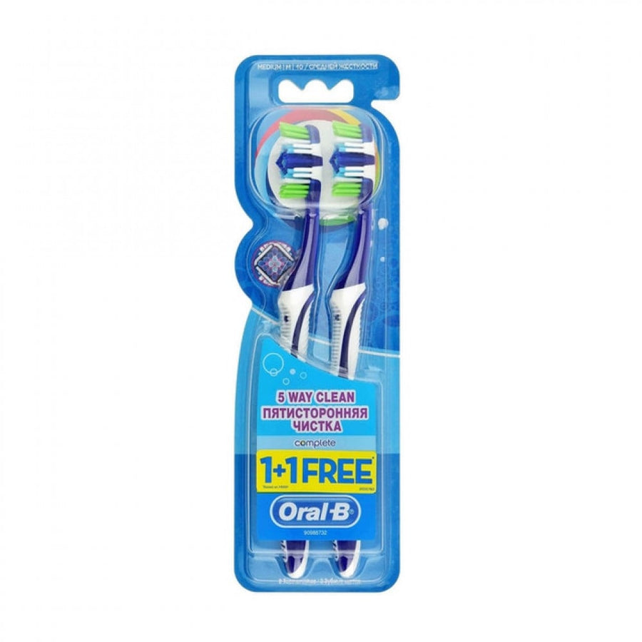 Oral-B 5 Way Clean Complete 1+1 Tooth Brush