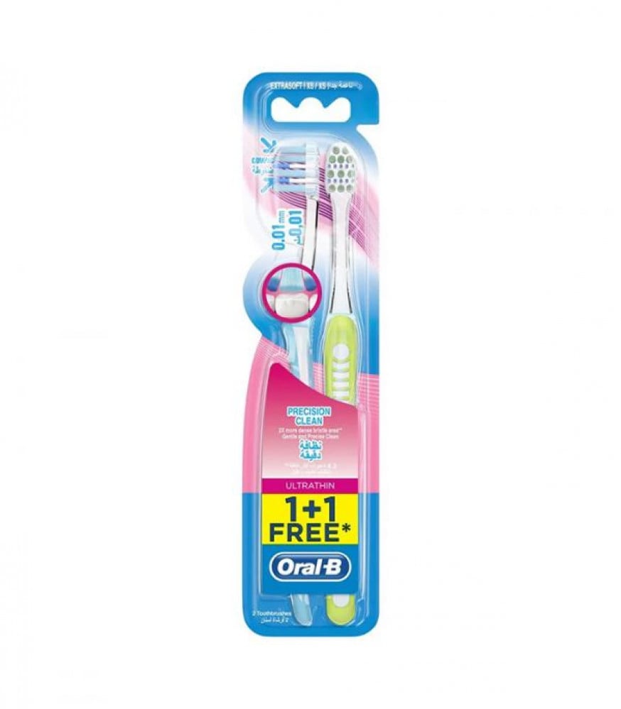 Oral-B Precision Clean Ultrathin 1+1 Free Tooth Brush