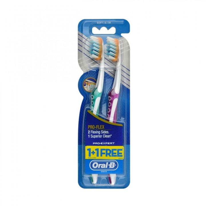Oral-B Pro-Flex Pro-Expert 1+1 Free -866 Tooth Brush
