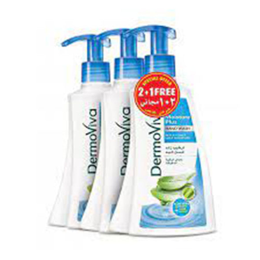 Dermoviva Moisture Plus Aloe Vera 2+1 Hand Wash 200Ml