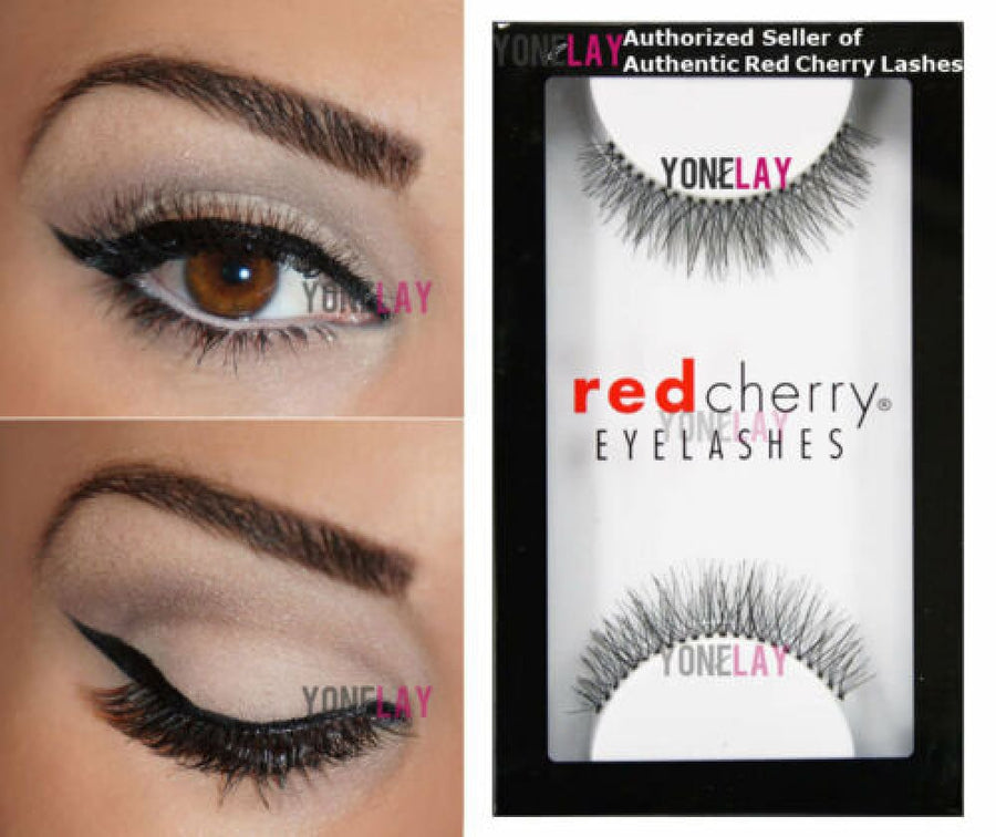 Red Cherry Eyelashes Sort Black