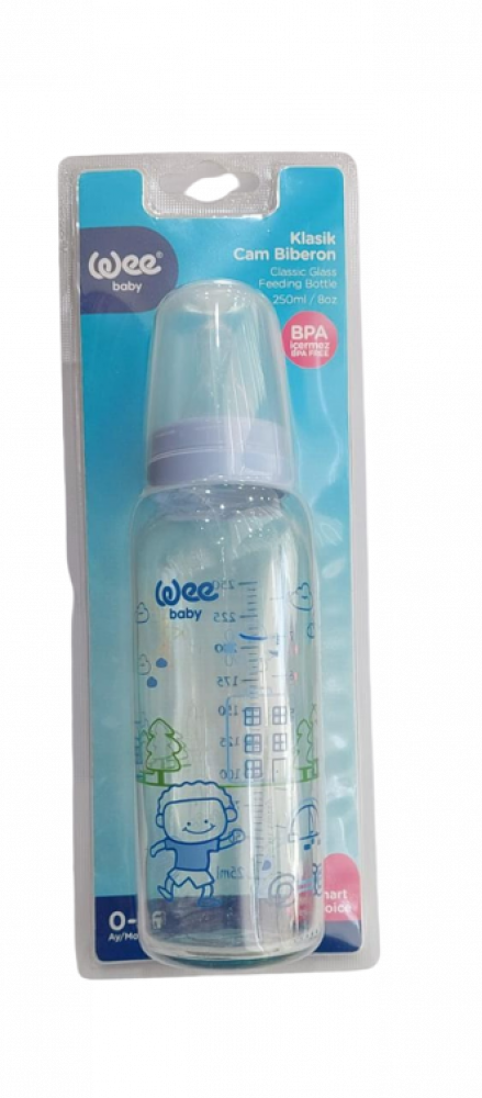 Wee Baby Feeding Bottle 250Ml Classic Glass -876
