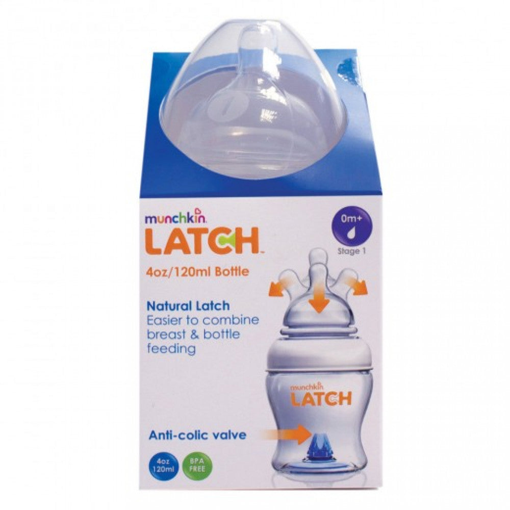 Munchkin Natural Latch Feeding Bottle 120Ml 0M+