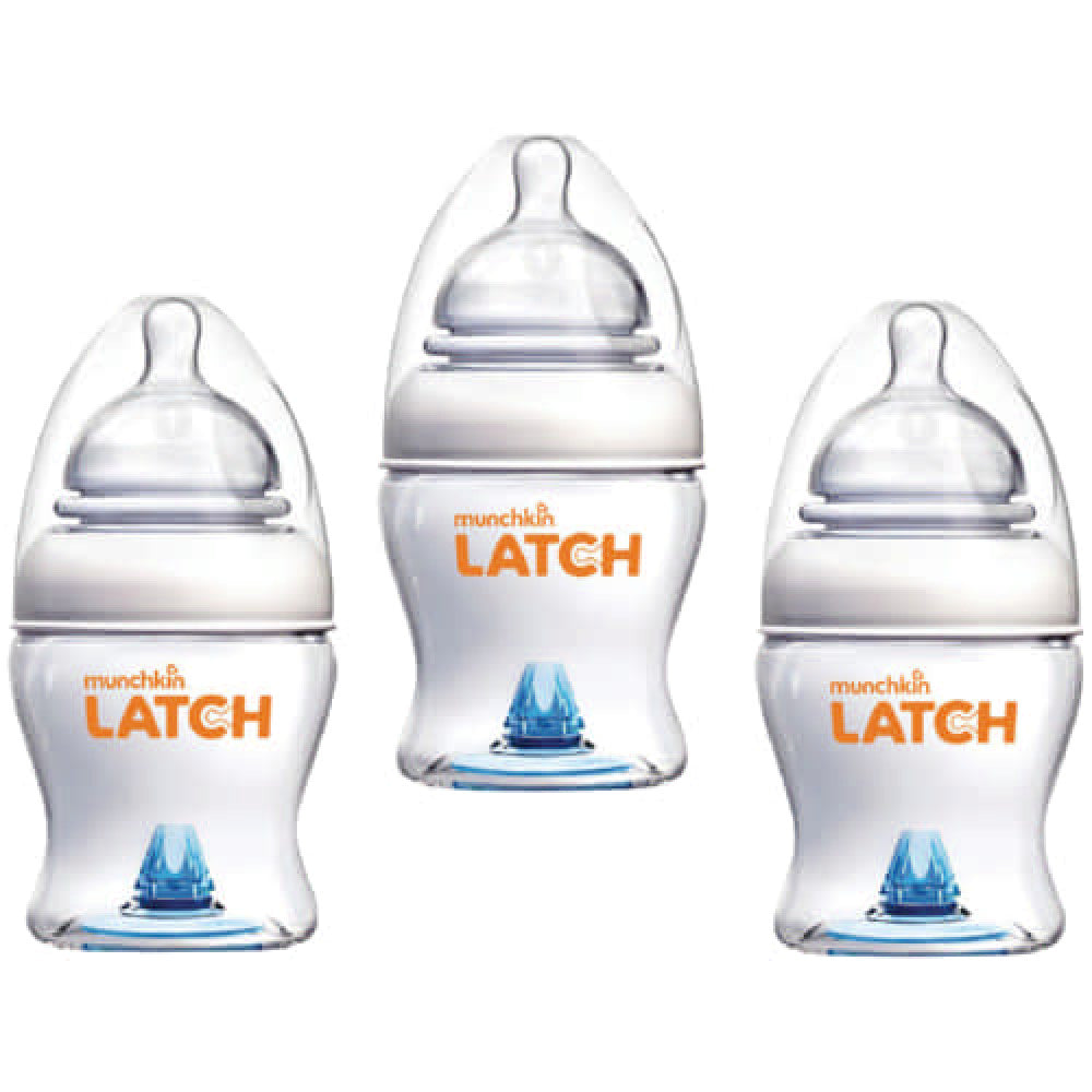 Munchkin 3 Pack Engonche Natural Feeding Bottle 120Ml