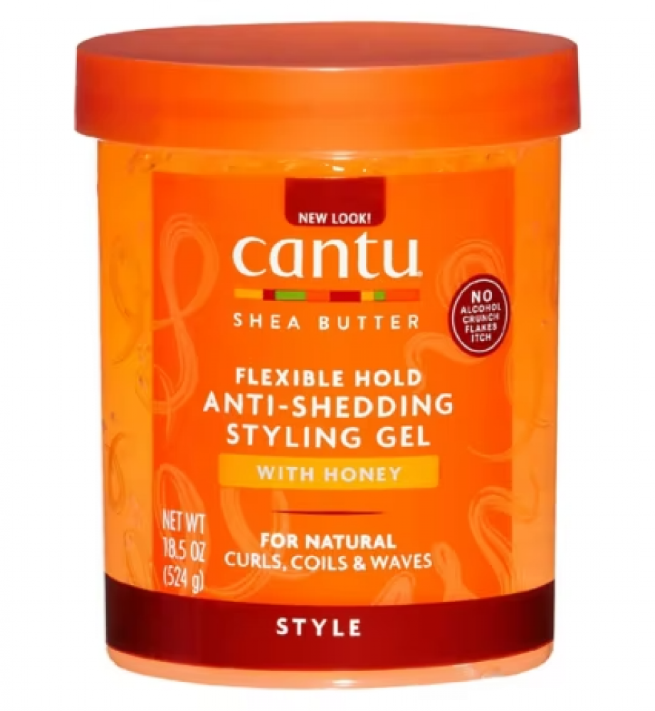 Cantu Shea Butter Maximum Hold Anti-Shedding Styling Gel With Honey - 524 g