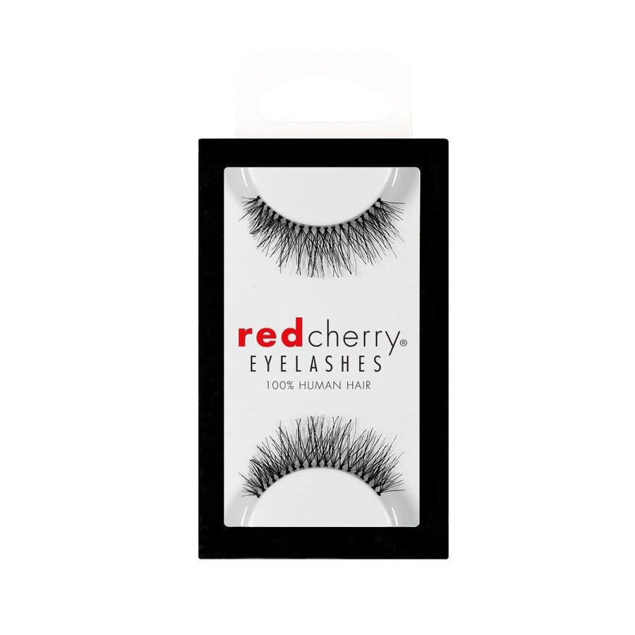 RED CHERRY EYELASHES #213 BLACK 2 PAIR