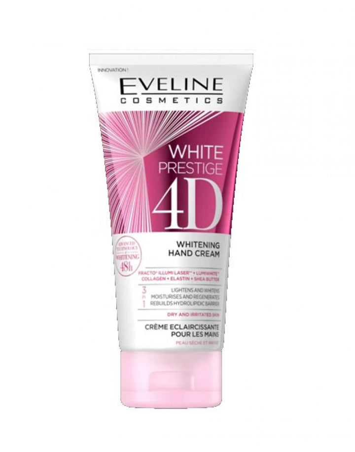 Eveline Hand Cream White Restige 4D Cream 100Ml