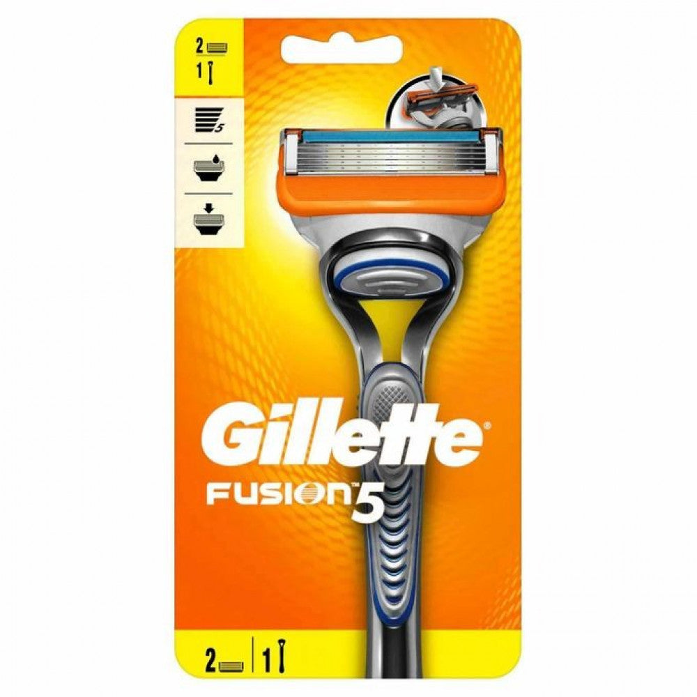 GILLETTE FUSION5 PRECISION TRIMMER HANDLE & 2 BLADE
