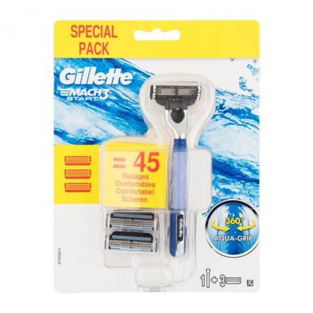 GILLETTE MACH3 START WITH 3 BLADES SPECIAL PACK