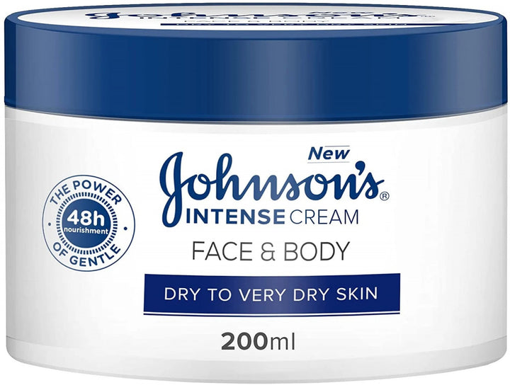 JOHNSONS INTENSE FACE&BODY CREAM 200ML