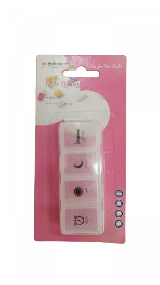 HEALTH&SMART DAILY PILL BOX