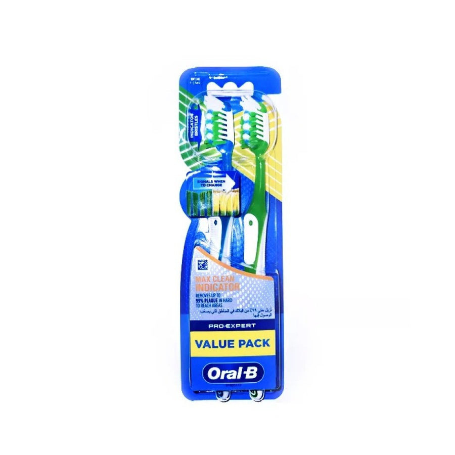 ORAL-B MAX CLEAN INDICATOR VALUE PACK S TOOTH BRUSH