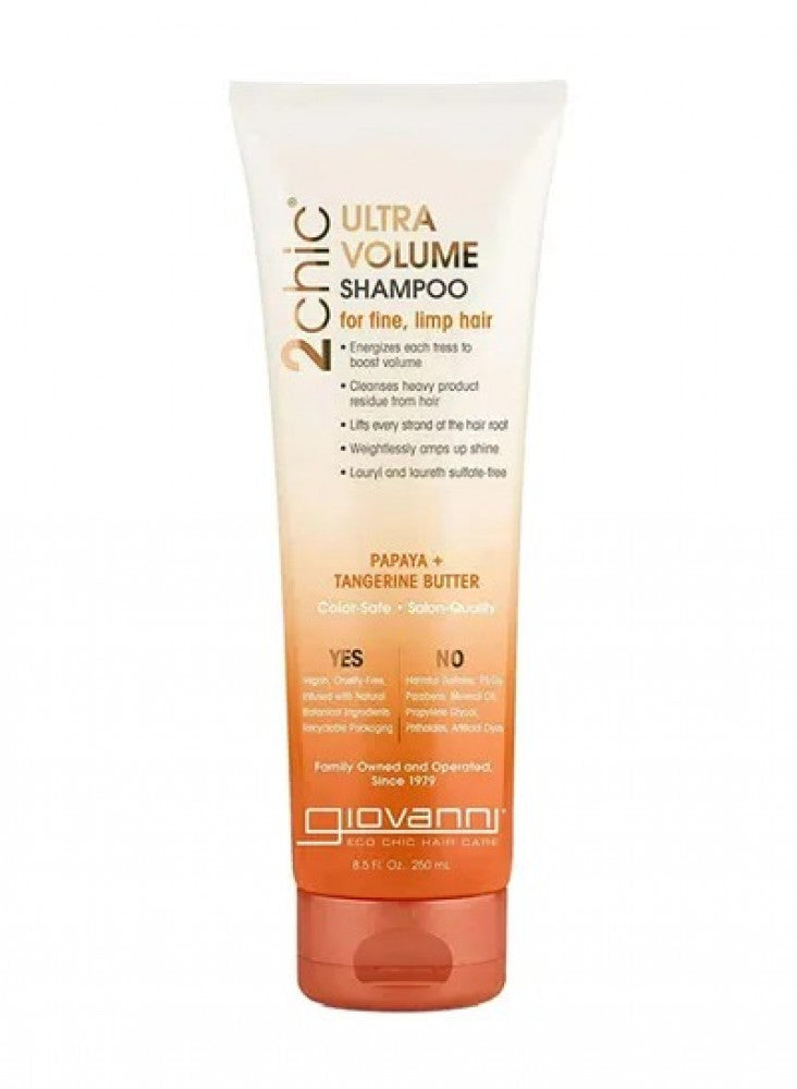 CHIC ULTRA VOLUME FOR FINE, LIMP HAIR PAPAYA + TANGERINE BUTTER SHAMPOO 250 ML