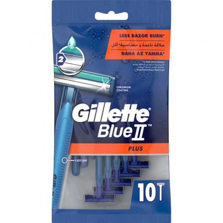 Gillette, Blue 2 Razors - 10 Pcs