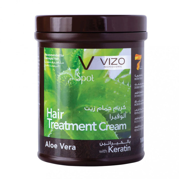 Vizo Hiar Cream 1000G Herbal Aloe Vera & Keratin
