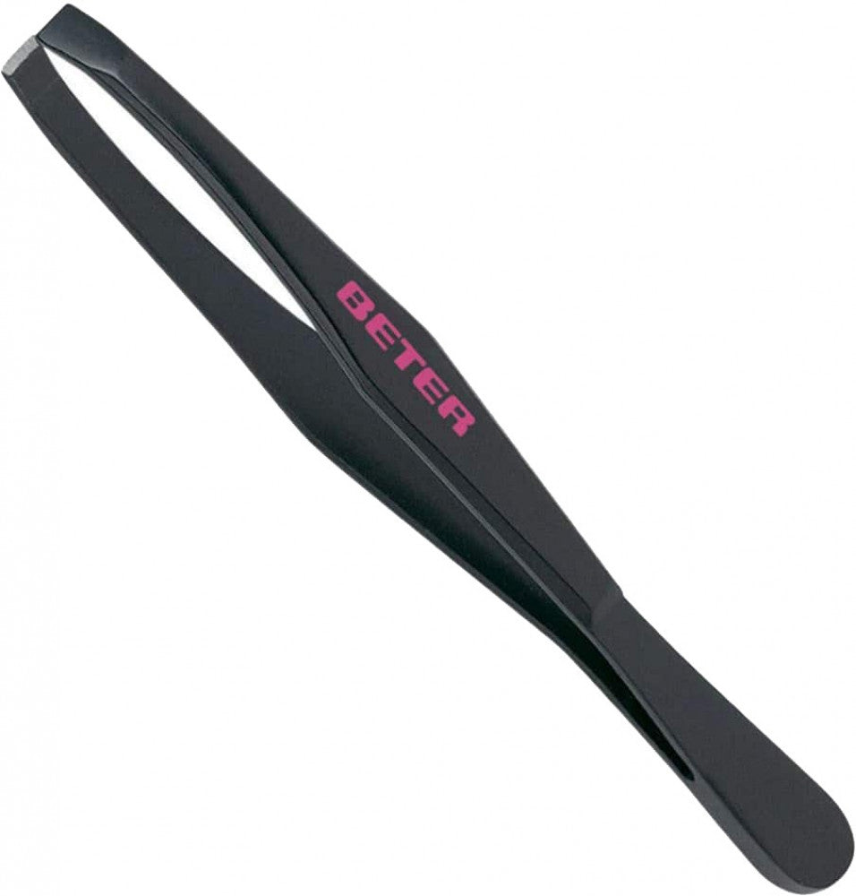 BETER STRAIGHT BLACK HAIR REMOVAL TWEEZERS