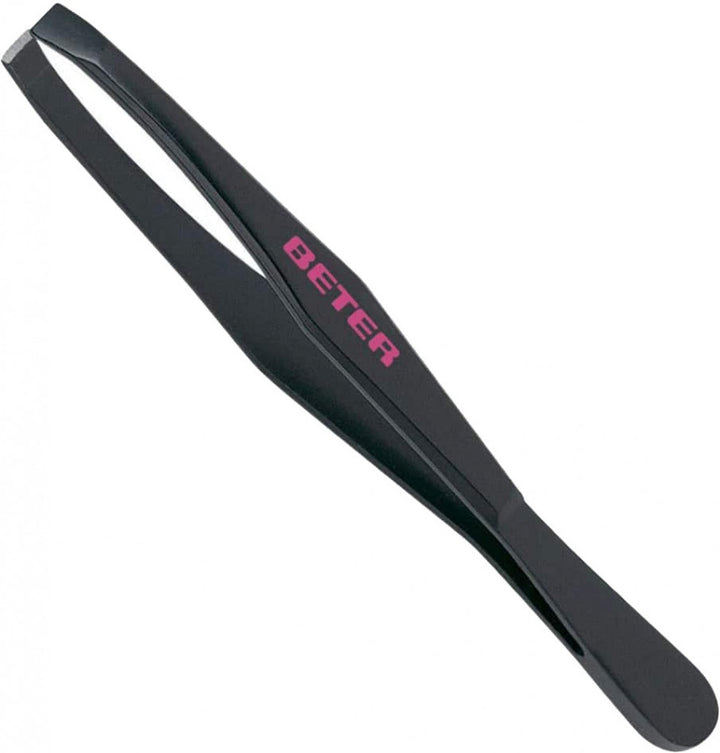 BETER STRAIGHT BLACK HAIR REMOVAL TWEEZERS