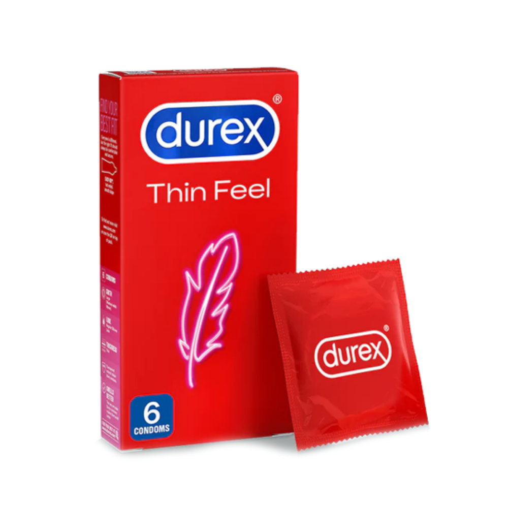 DUREX CONDOM THIN FEEL 6 PCS