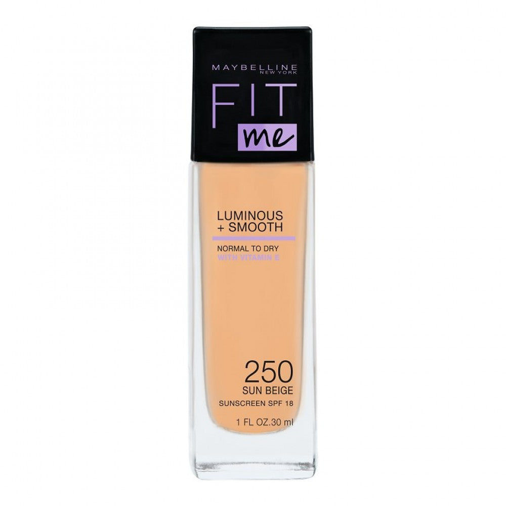 Maybelline Fit Me 125 Sun Beige 30 Ml Pump Bottle Liquid