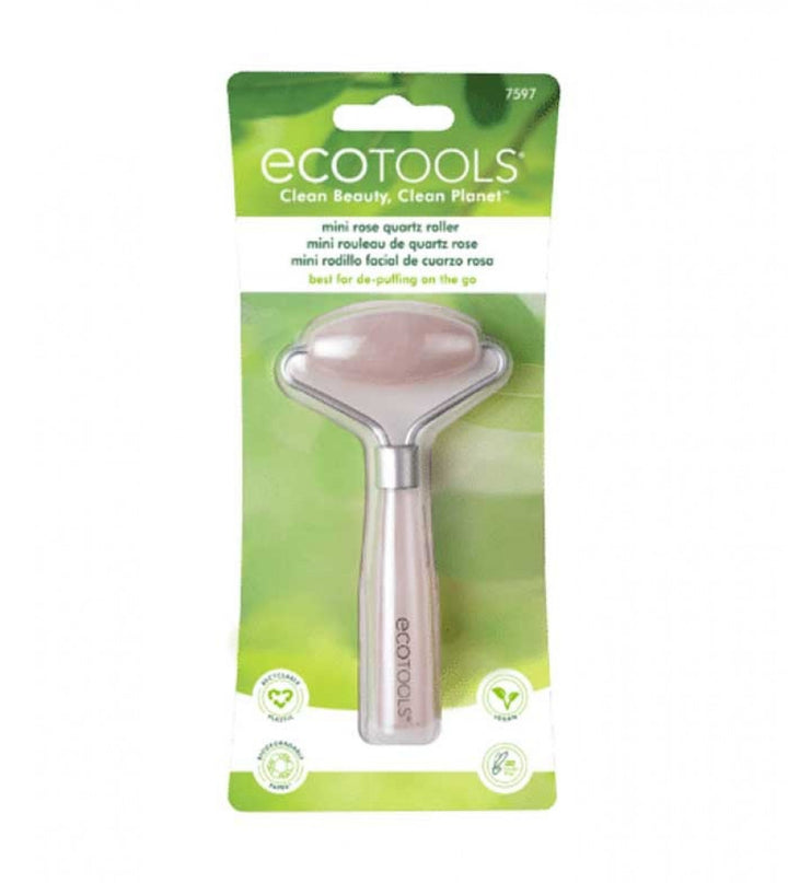 ECOTOOLS MINI ROSE QUARTZ FACIAL SKINCARE ROLLER ON-7597