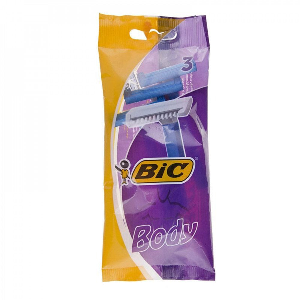 BIC BODY SHAVERS -3 PCS