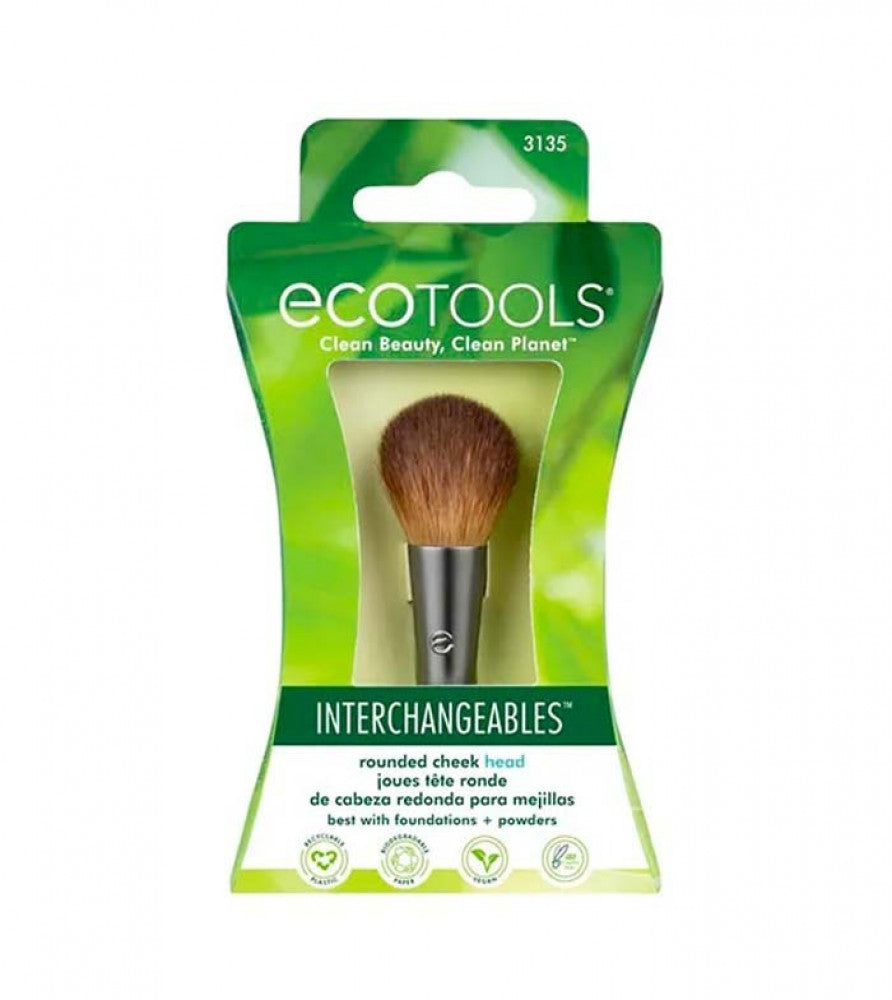 ECOTOOLS INTERCHANGEABLE makeup brush HEAD ROUNDED CHEEK HEAD-3135