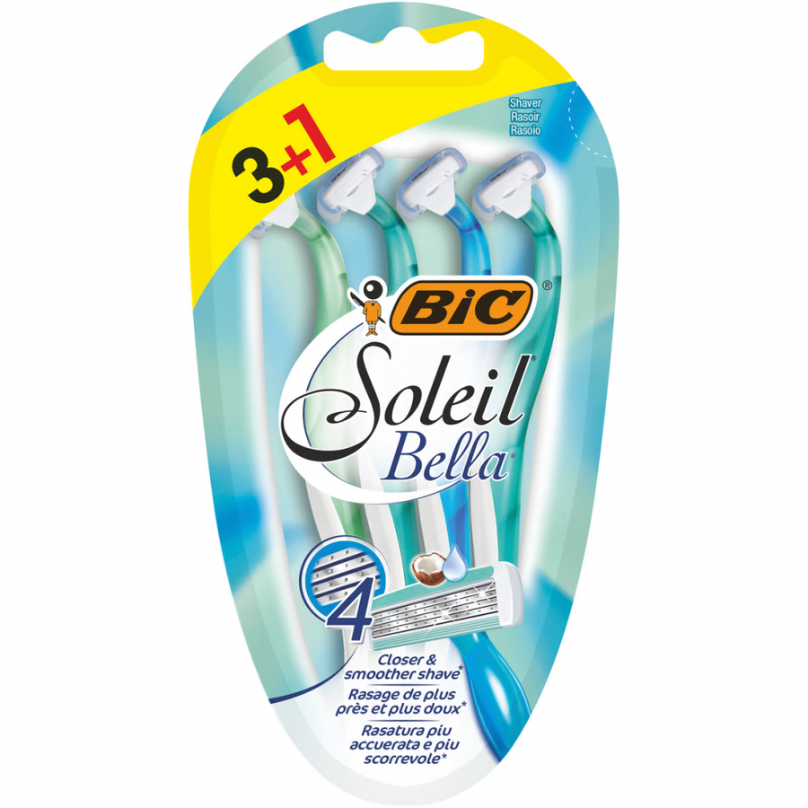 Bic Soleil Bella Body Shave 4 Pcs