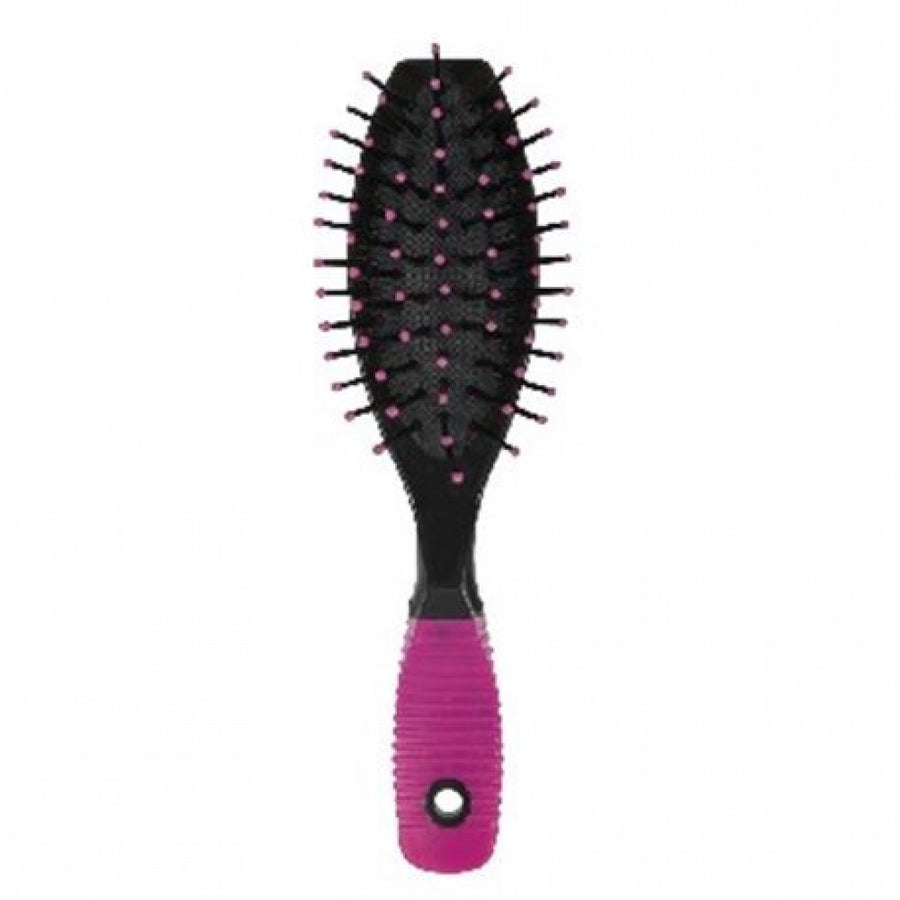Intervion Hairbrush Pneumatic Mini, Rubber Handle