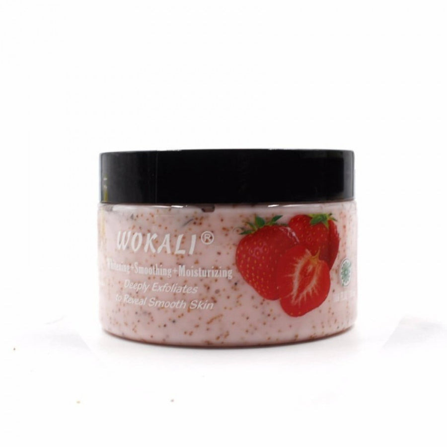 Wokali Body Scrub 500 G Strawberry - Wkl 370