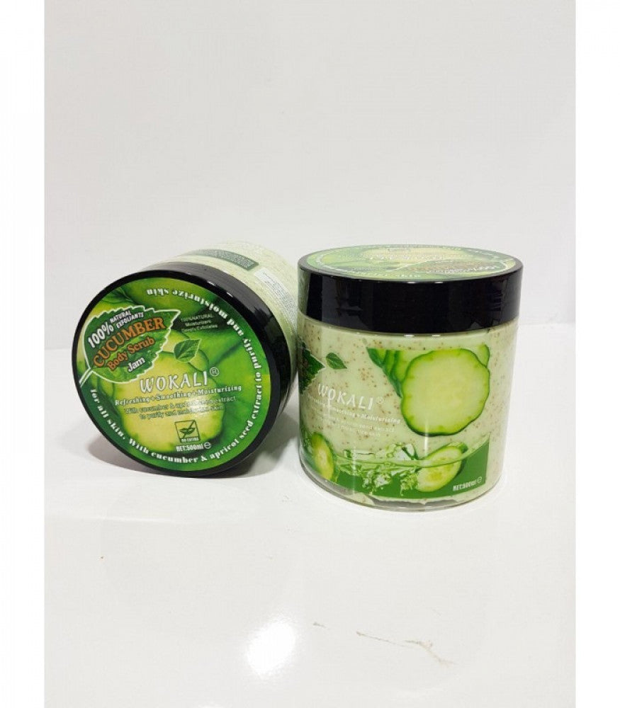 Wokali Body Scrub 500 G Cucumber - Wkl 372