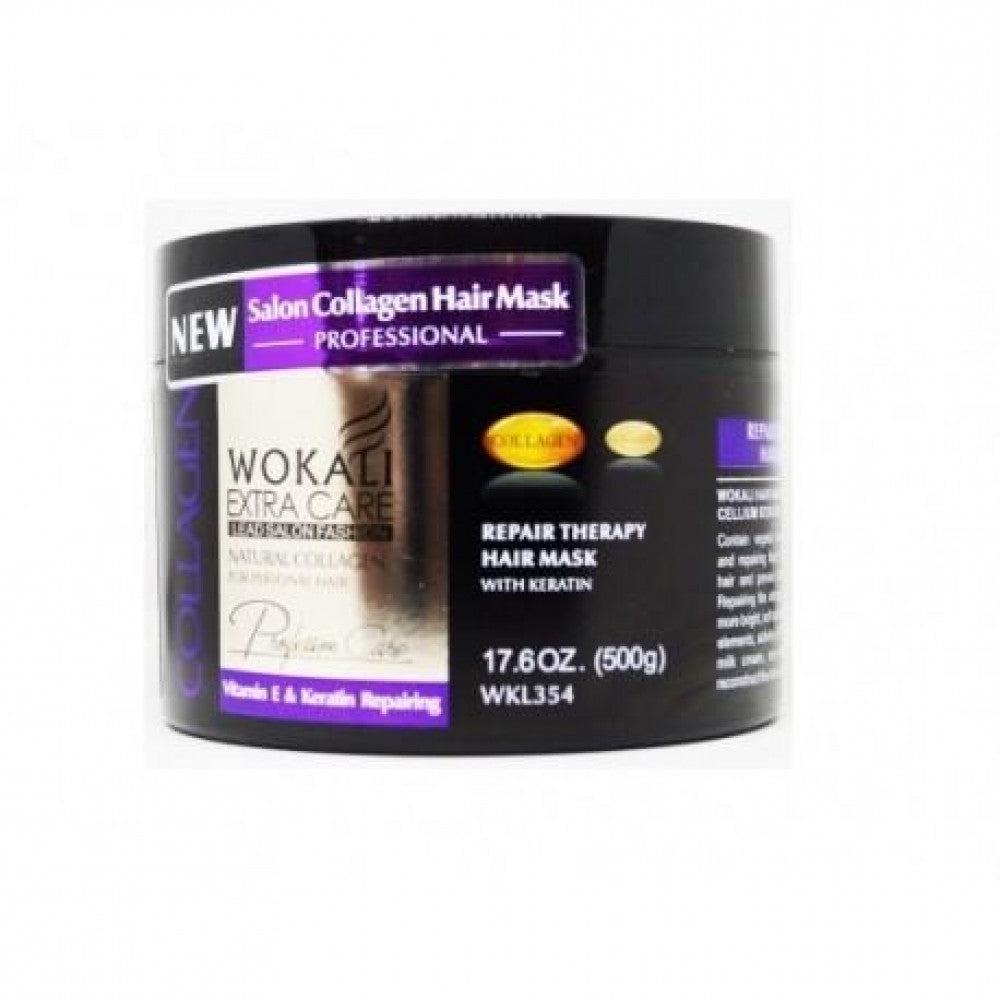 Wokali Hair Mask 500 G Keratin Collagen - Wkl 354