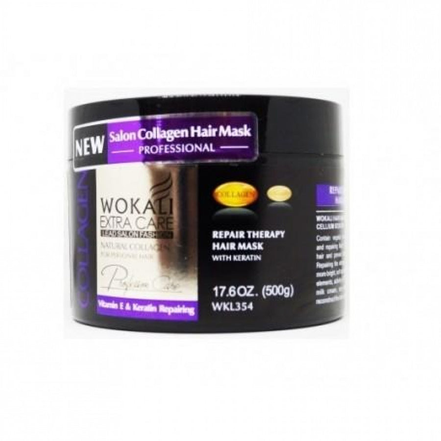 Wokali Hair Mask 500 G Keratin Collagen - Wkl 354