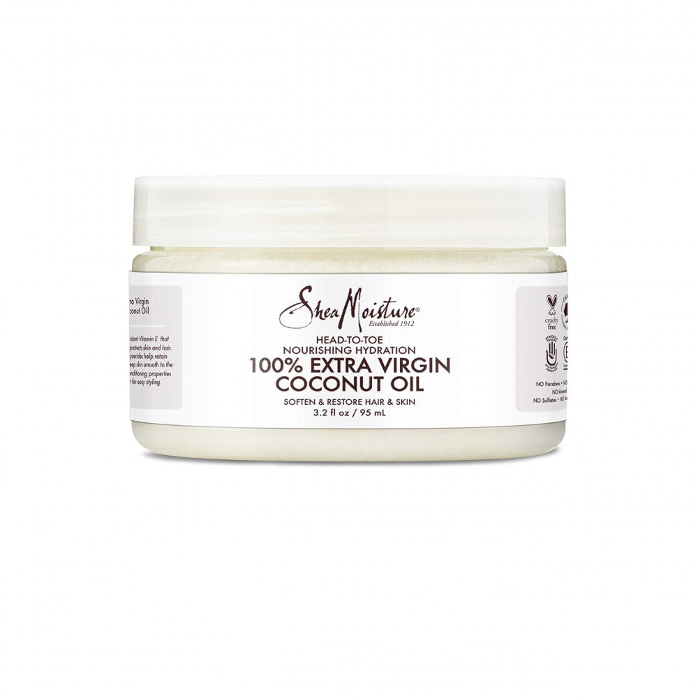 Shea Moisture Head To Toe Nourishing Hydration 100% Extra Virgin Coconut Oil 95Ml