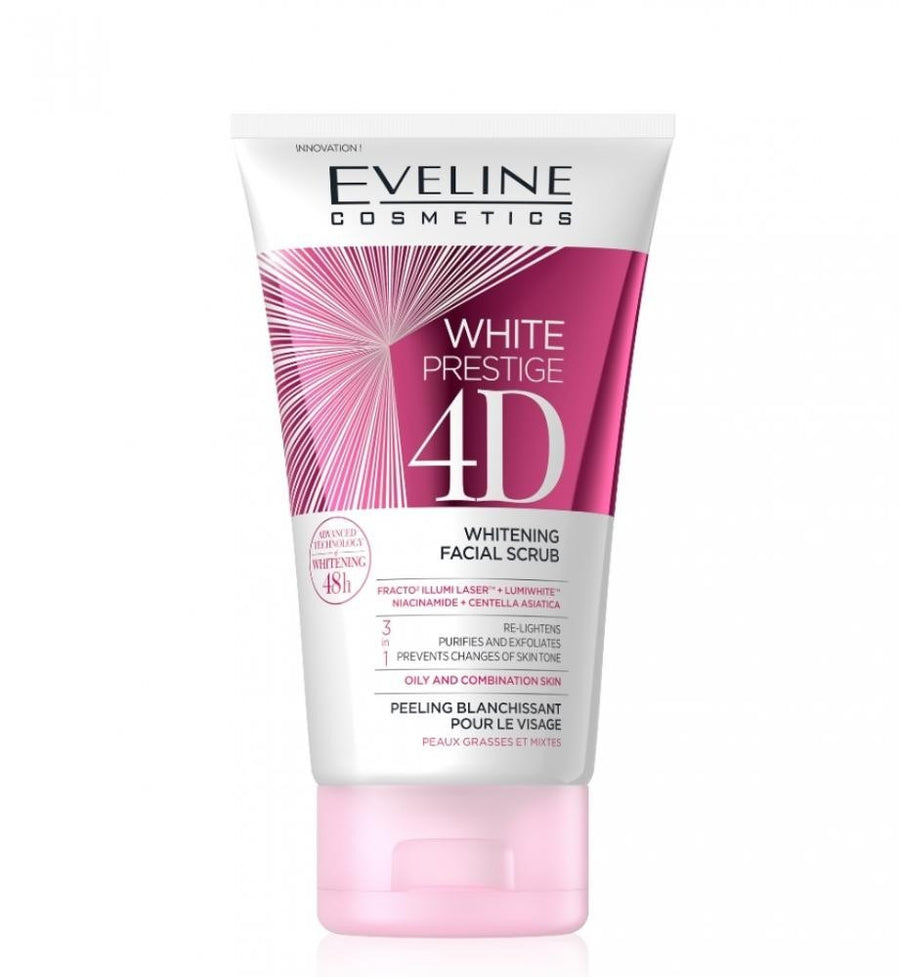 White Prestige 4D Cream Whitening Facial Scrub 150Ml